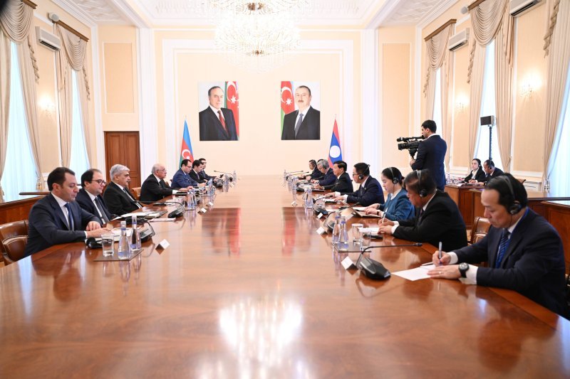 Əli Əsədov Laosun Prezidenti ilə ikitərəfli əməkdaşlığı müzakirə edib