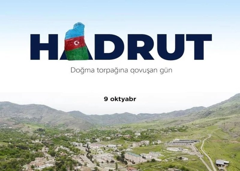 Hadrutun işğaldan azad olunmasından 6 il ötür