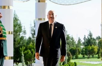 İlham Əliyev "Avaza" Kompleksinə gəlib -