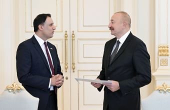 İlham Əliyev Böyük Britaniyanın ticarət üzrə dövlət nazirini qəbul edib