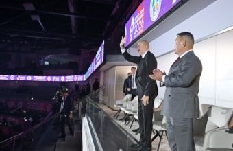 İlham Əliyev cüdo üzrə dünya çempionatının açılış mərasimini izləyib -