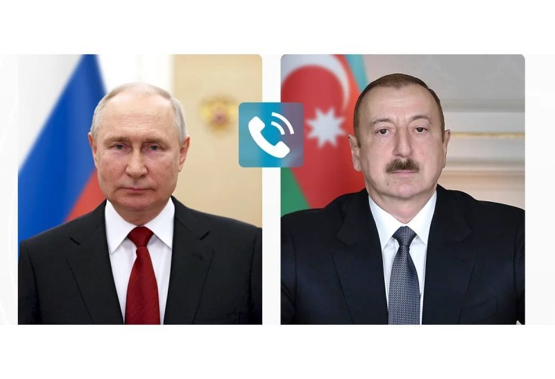 İlham Əliyev Vladimir Putinə zəng edib