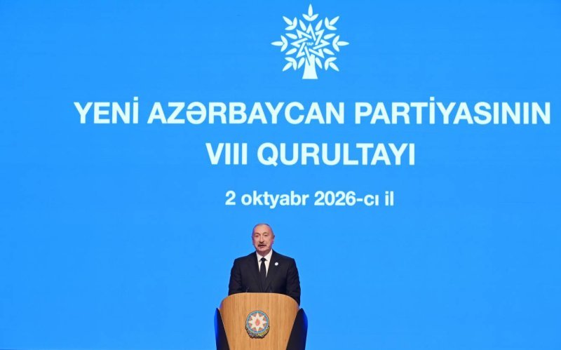 İlham Əliyev: Yeni Azərbaycan Partiyası Cənubi Qafqazın ən böyük siyasi qüvvəsidir