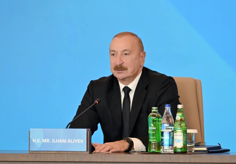 İlham Əliyevin sosial media hesablarında Forumda iştirakına dair videoçarx paylaşılıb