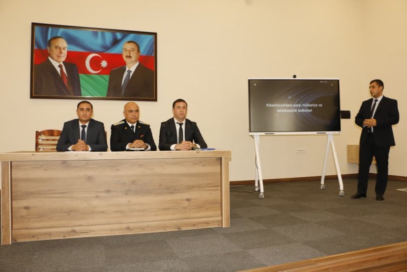 “Kiberhücumlara qarşı mübarizə və təhlükəsizlik tədbirləri” mövzusunda tədbir keçirilib -
