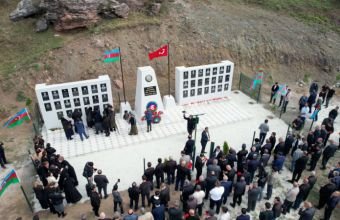 Laçında şəhidlərin xatirəsinə abidə kompleksi ucaldılıb -