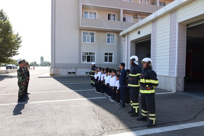 Naxçıvan Şəhər Dövlət Yanğından Mühafizə Hissəsində “açıq qapı günü” tədbiri keçirilib