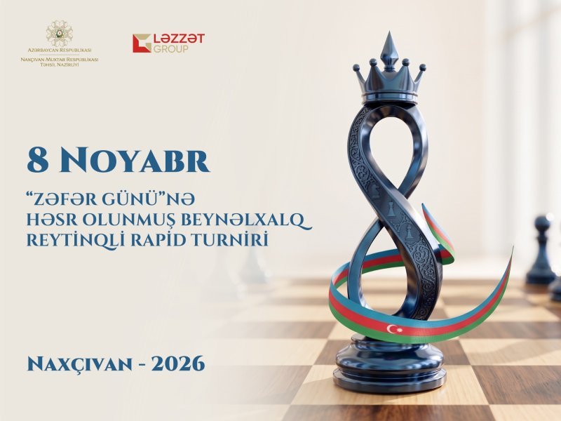 Naxçıvanda beynəlxalq reytinqli şahmatın rapid növü üzrə turnir keçiriləcək