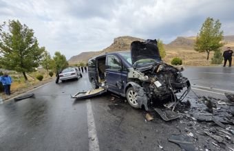Naxçıvanda iki avtomobil toqquşub -