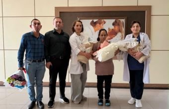 Naxçıvanda vaxtından əvvəl doğulan üçəmlərin müalicəsi başa çatıb