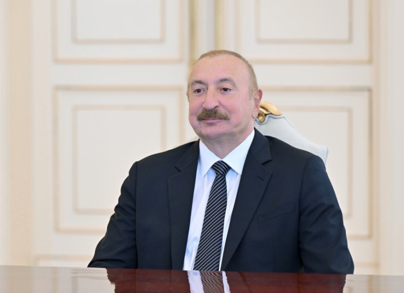 Prezidentin sosial media hesablarında Şeyxa Əl Nuveysi qəbul etməsinə dair videoçarx paylaşılıb