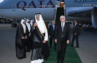 Qətər Dövlətinin Əmiri Azərbaycana səfərə gəlib