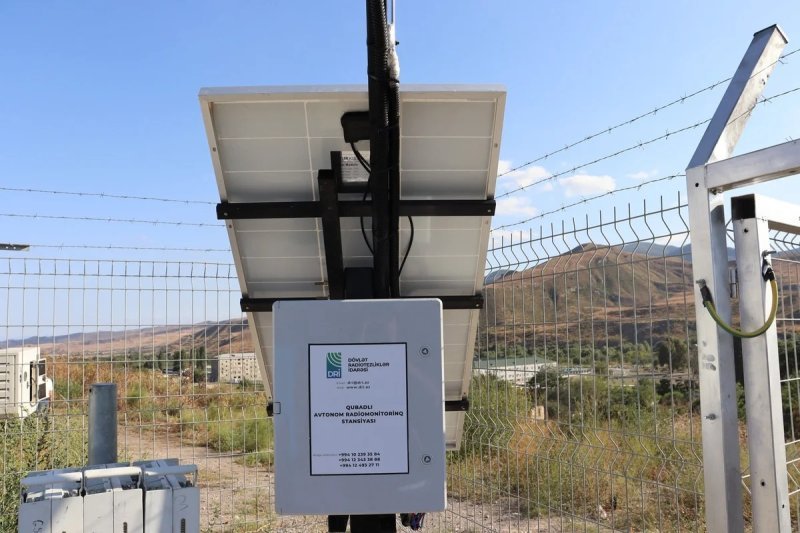 Qubadlıda günəş enerjisi ilə işləyən avtonom radiomonitorinq stansiyası istifadəyə verilib