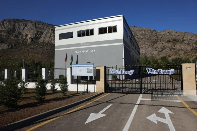 "Sarıqışlaq" KSES-də 2 ildə 46 milyon kVt/saatdan çox elektrik enerjisi istehsal edilib