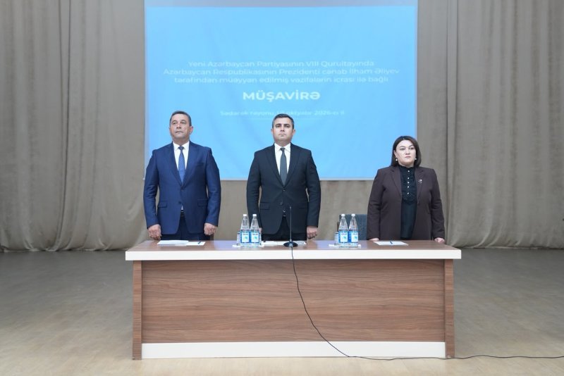 Sədərəkdə YAP-ın VIII Qurultayından irəli gələn vəzifələr müzakirə olunub -