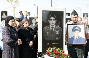 Şəhid leytenant Elvin Şükürlünün anım mərasimi keçirilib -
