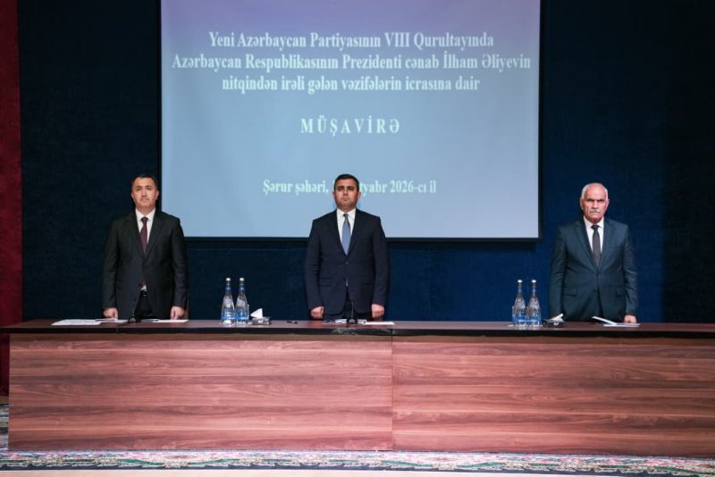 Şərurda YAP-ın VIII Qurultayından irəli gələn vəzifələr müzakirə olunub -